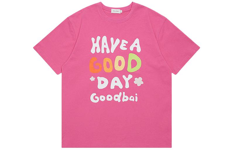 GOOD BAI SS24 Colorful Graphic Unisex Crewneck Short Sleeve T-Shirt G24SSUTS0103