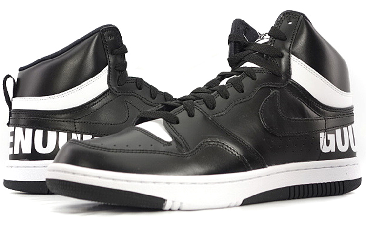 Lookbook GOODENOUGH x NikeLab Court Force Mid「黑白配」814913-001