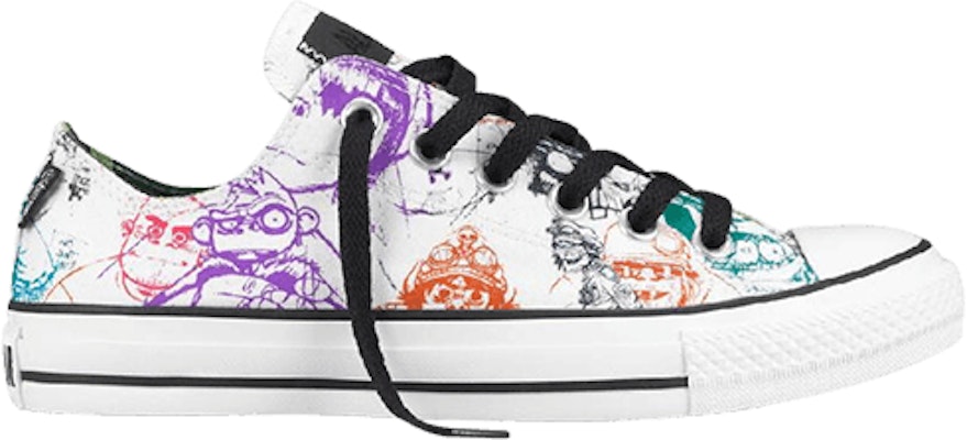 Gorillaz x Converse Chuck Taylor All Star Ox White Black 130261 Novelship
