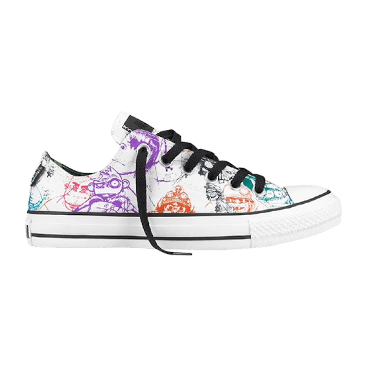 Buy Gorillaz x Converse Chuck Taylor All Star Ox White Black 130261 Novelship