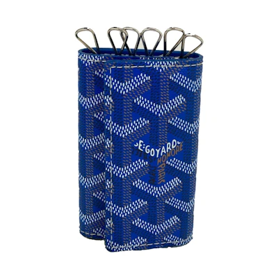Goyard Saint Michel Keyholder Wallet Blue