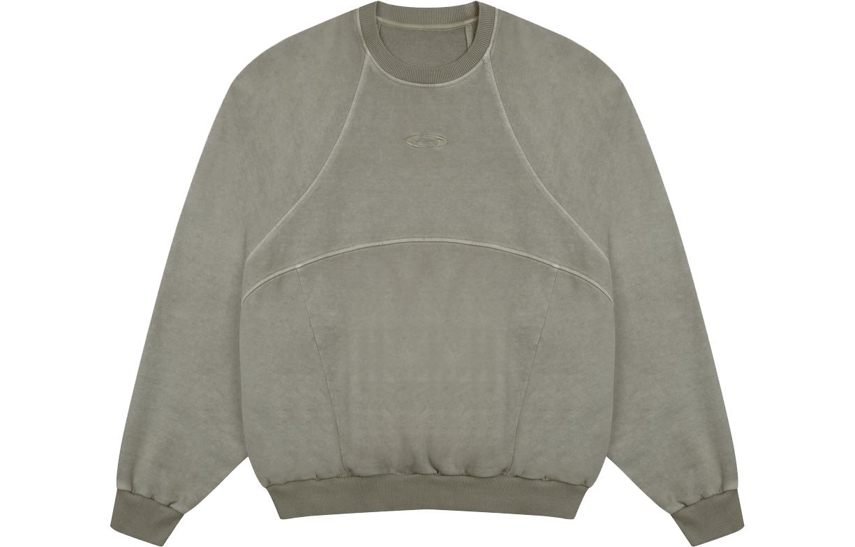 GRAILZ SS23 Plain Crewneck Pullover Casual Sweatshirt Men’s Light Brown GR23SSMM01-TE