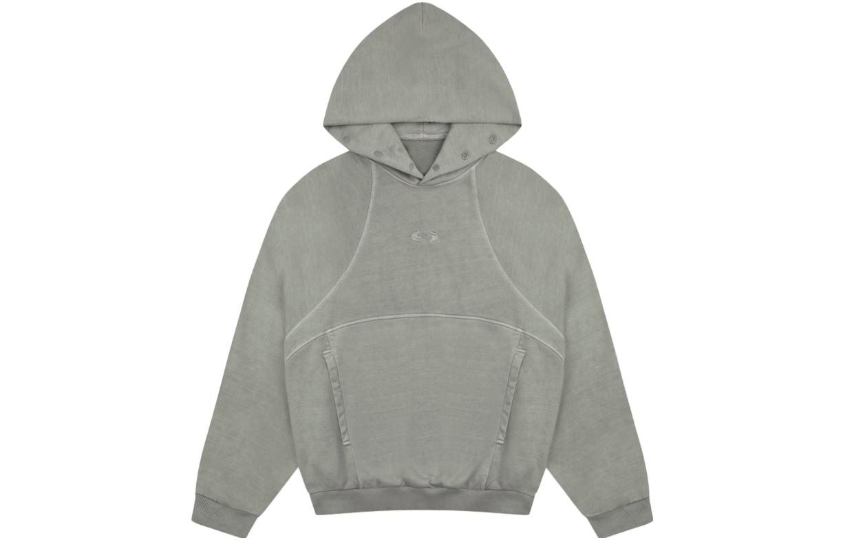 GRAILZ SS23 Solid Color Pullover Sweatshirt Light Gray gra-SS23-021
