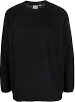 Gramicci Black Solid Color Crewneck Long-Sleeve Sweatshirt G3FUJ039 Gramicci Black Solid Color Crewneck Long-Sleeve Sweatshirt G3FUJ039