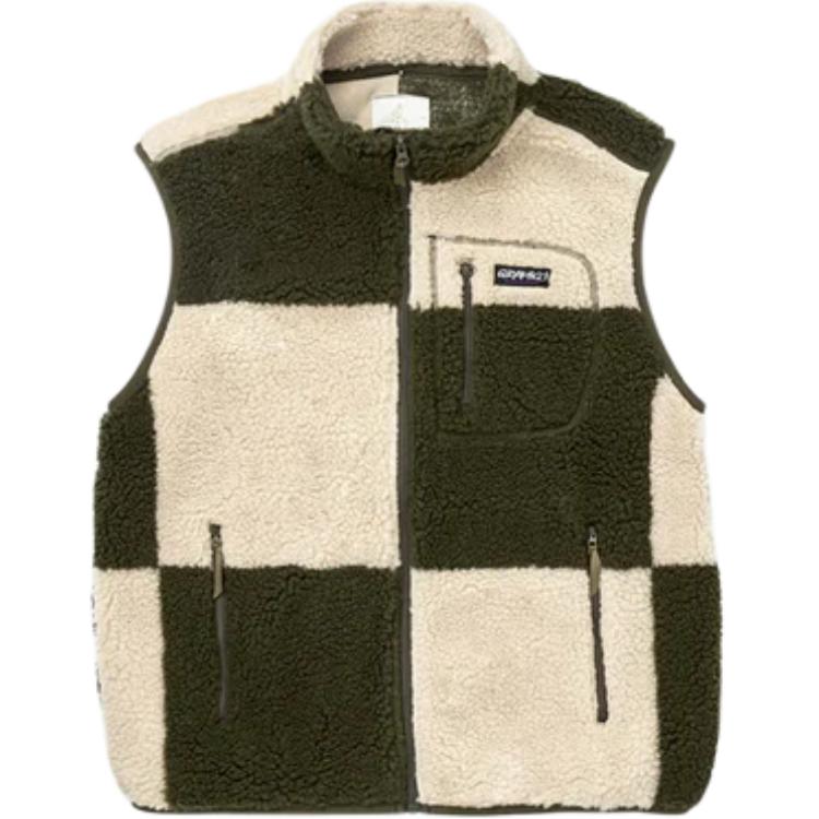 Gramicci Ono Persona Patchwork Stand Collar Thick Vest Unisex G4FU-J021