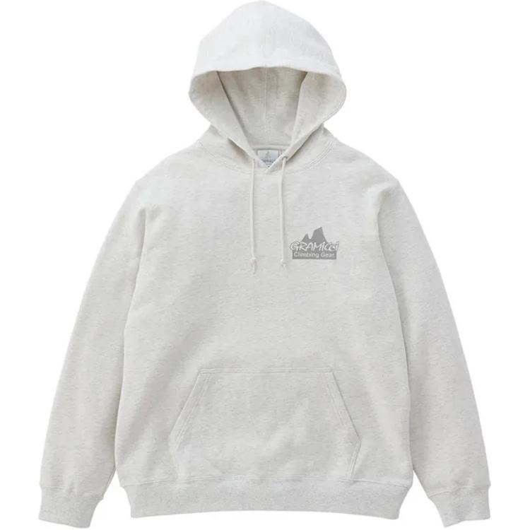 Gramicci Slim-Fit Logo Print Pullover Hoodie Gray G3FU-J078