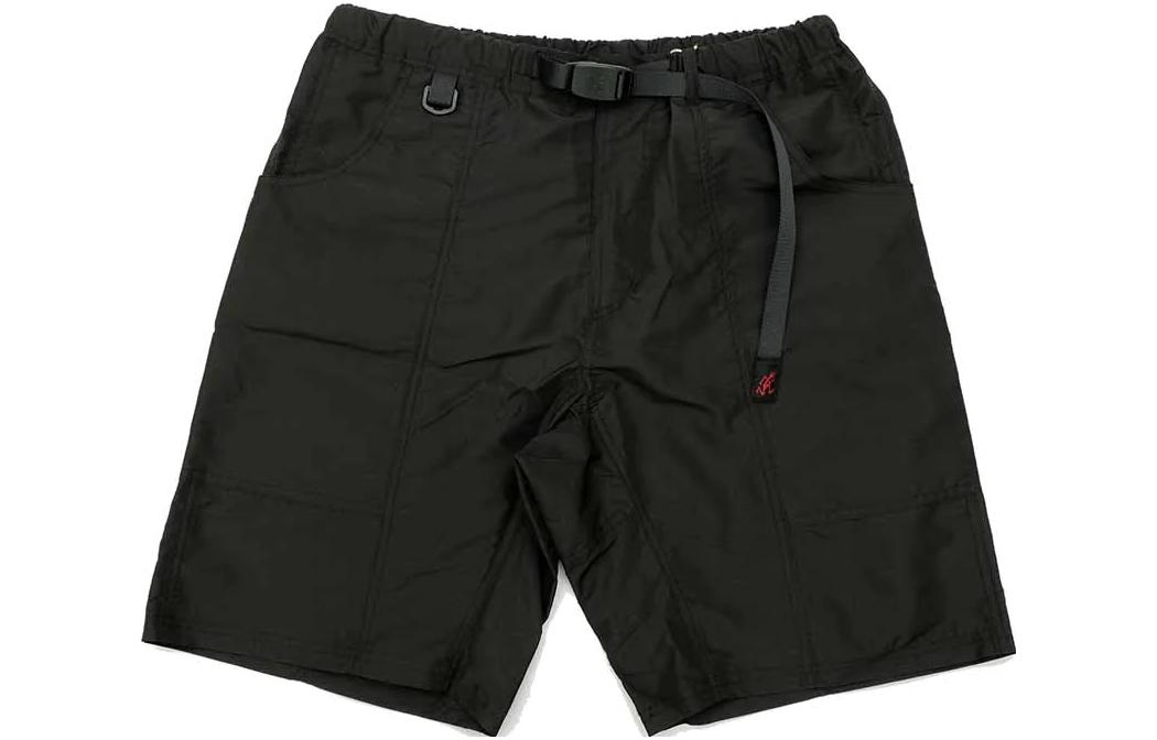 Gramicci Solid Mid-Rise Straight-Leg Casual Shorts G2SM-P025