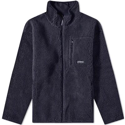 Gramicci SS23 Solid Navy Blue High Neck Zip Jacket G2FU-J045-NVY Buy Gramicci SS23 Solid Navy Blue High Neck Zip Jacket G2FU-J045-NVY
