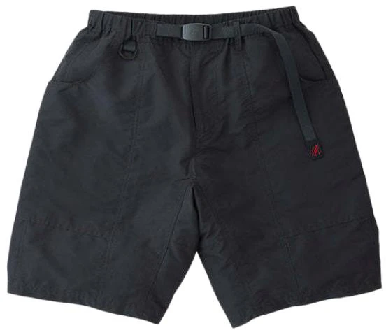gramicci-ss-24-black-unisex-mid-rise-solid-drawstring-casual-shorts-g2-sm-p025-black