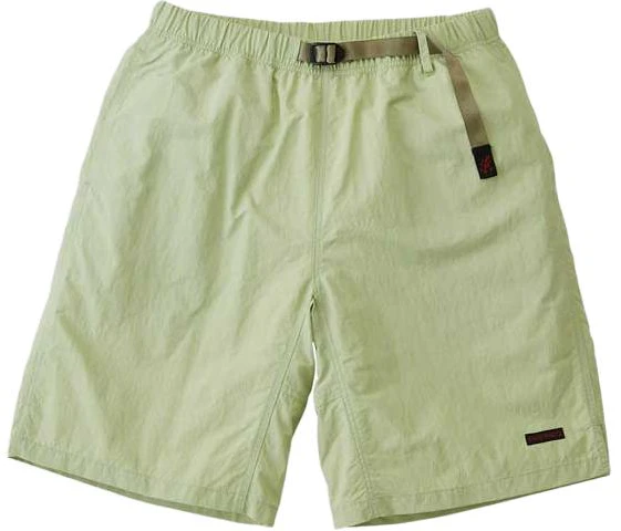 gramicci-ss-24-lemon-green-nylon-foldable-casual-shorts-g4-sm-p146-lime