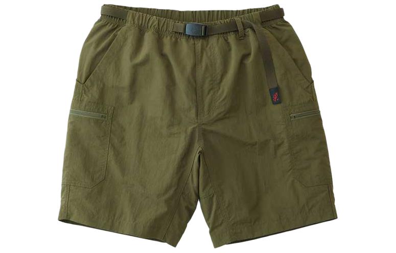 Gramicci SS24 Waterproof Zip Pocket Shorts Deep Olive Green G4SM-P009-DEEP OLIVE
