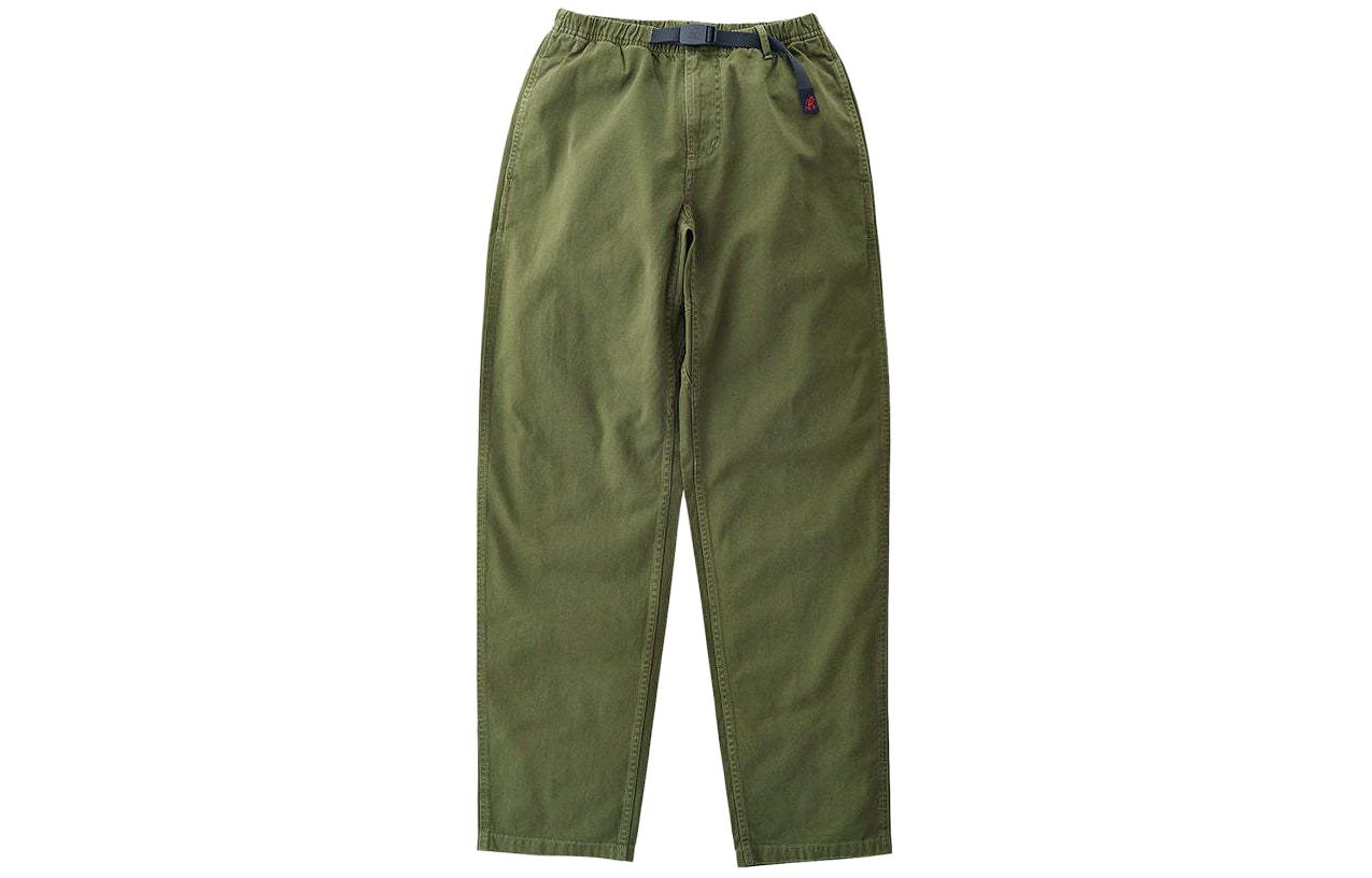 Gramicci Straight Loose Fit Low-Rise Casual Pants Unisex Army Green. G102-OGT-OLIVE
