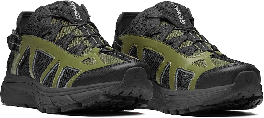 x Salomon Gramicci Techsonic 'Mayfly Hitam' Sneakers 472225 Lookbook x Salomon Gramicci Techsonic 'Mayfly Hitam' Sneakers 472225