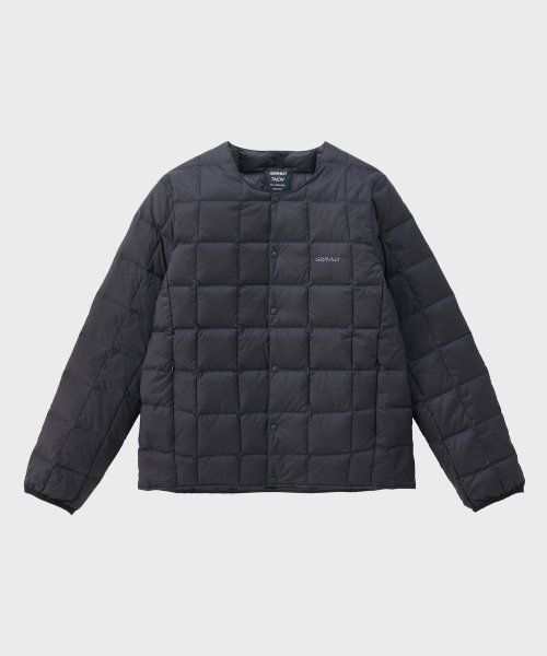 Shop Gramicci X Taion Lightweight Padded Jacket Black GRA232XJK20T020
