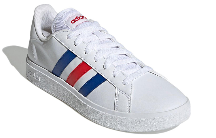 Shop adidas neo GRAND COURT 舒適 休閒 耐磨 低幫 板鞋 男款 白紅藍