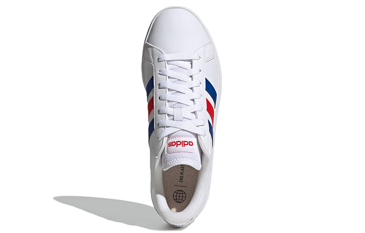 Details for adidas neo GRAND COURT 舒適 休閒 耐磨 低幫 板鞋 男款 白紅藍