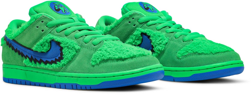 Nike x Grateful Dead SB Dunk Low Green Bear Sneakers - Farfetch
