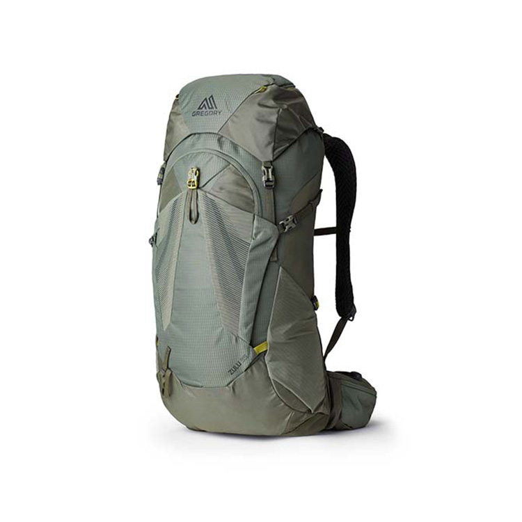 Gregory ZULU 35L Hiking Backpack Outdoor Polyester Gray Dual-Strap Bag ZULU35