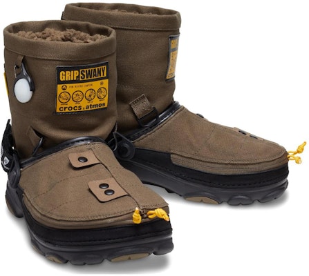 GRIP SWANY x atmos x Crocs All-Terrain Clog 'Oliva' 208017-337 Lookbook GRIP SWANY x atmos x Crocs All-Terrain Clog 'Oliva' 208017-337
