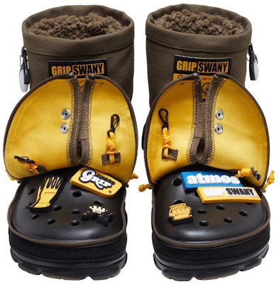 GRIP SWANY x atmos x Crocs All-Terrain Clog 'Oliva' 208017-337 Shop GRIP SWANY x atmos x Crocs All-Terrain Clog 'Oliva' 208017-337