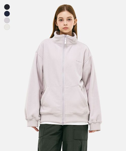 Groove Rhyme Fleece Full Zip-Up Jacket LRSWCFU602M