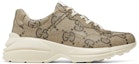 Buy Gucci 100 Rhyton Sneaker 'Beige Monogram' Beige Monogram 680870-UMO00-9742