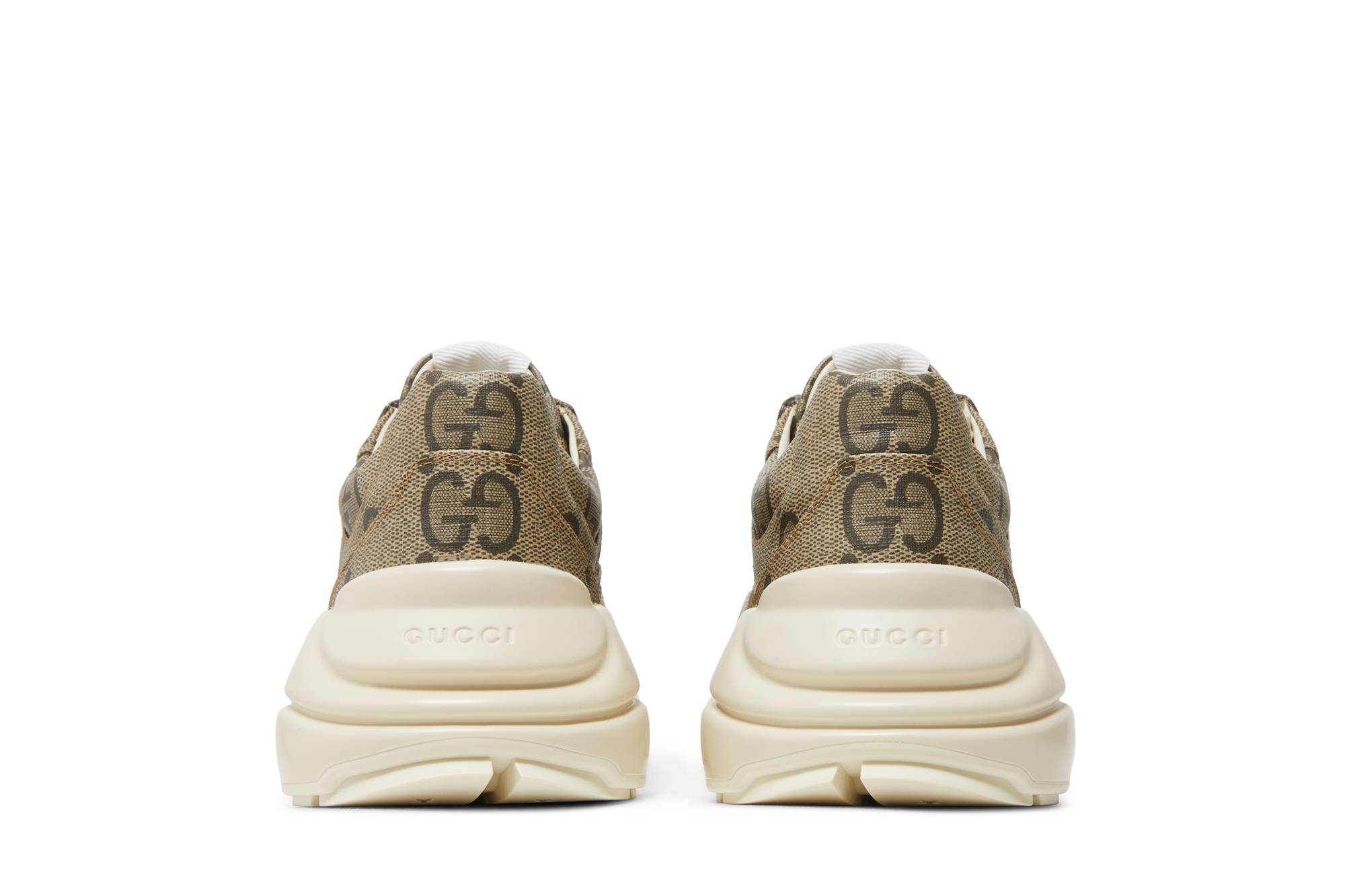 Details for Gucci 100 Rhyton Sneaker 'Beige Monogram' Beige Monogram 680870-UMO00-9742