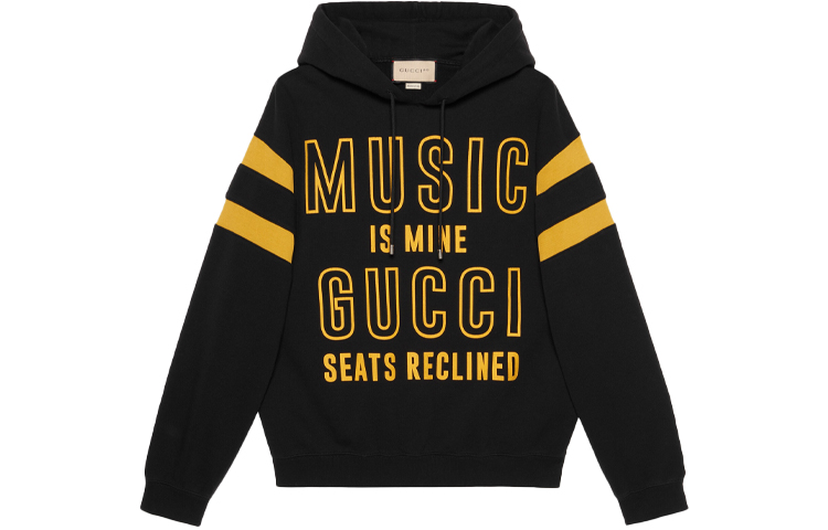 Gucci 100th Anniversary FW21 Logo Hoodie Black 655469-XJDXE-1082