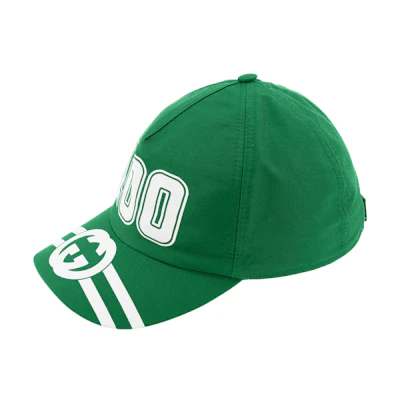 GUCCI 100th Anniversary Special Edition Baseball Cap Green 6730814HAKR3666