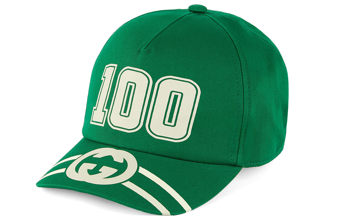 Order Gorra de Béisbol Verde Edición Especial 100 Aniversario GUCCI 6730814HAKR3666