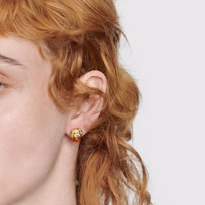 Anting-Anting GUCCI 18K Emas Kepala Singa Emas 609866-J5C30-8036 Shop Anting-Anting GUCCI 18K Emas Kepala Singa Emas 609866-J5C30-8036