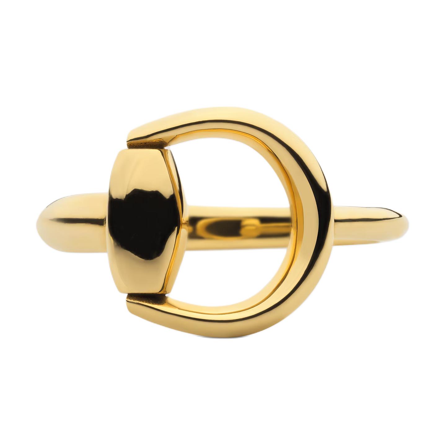 Buy Cincin GUCCI 18K Emas Logo Unisex Desain Pasangan Emas. 795651J85008000