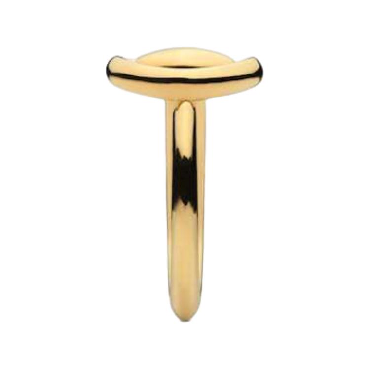 Lookbook Cincin GUCCI 18K Emas Logo Unisex Desain Pasangan Emas. 795651J85008000