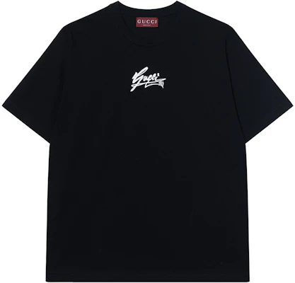 Gucci 1921 系列黑色短袖圓領男士T恤 796395-XJGQT-1152 Buy Gucci 1921 系列黑色短袖圓領男士T恤 796395-XJGQT-1152