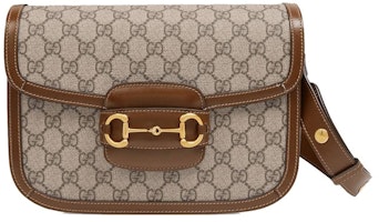 Gucci 1955 Horsebit Shoulder Bag Small Beige/Brown Gucci 1955 Horsebit Shoulder Bag Small Beige/Brown