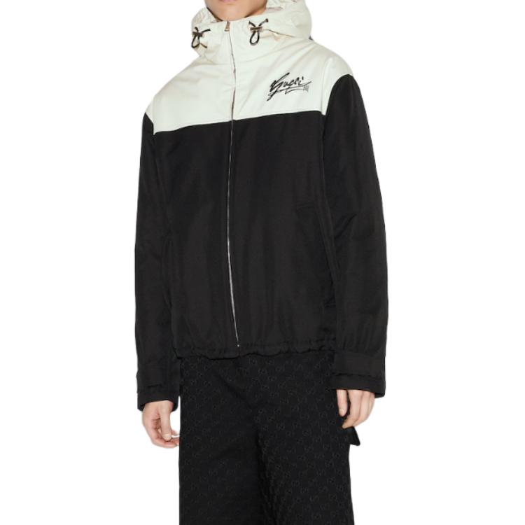 Gucci 2024 Pre-Fall Colorblock Hooded Zip-Up Jacket Black 787197-ZARAK-1043 圖 5