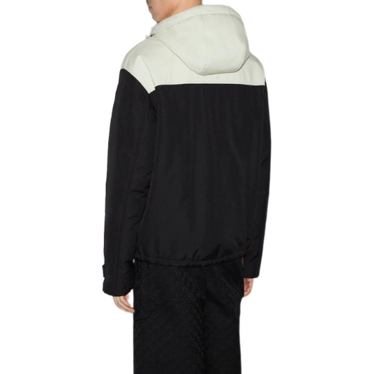 Gucci 2024 Pre-Fall Colorblock Hooded Zip-Up Jacket Black 787197-ZARAK-1043 圖 6