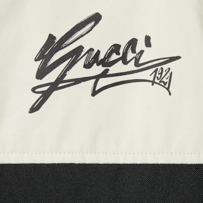 Gucci 2024 預秋彩色拼接連帽拉鍊外套 黑色 787197-ZARAK-1043 Cheap Gucci 2024 預秋彩色拼接連帽拉鍊外套 黑色 787197-ZARAK-1043