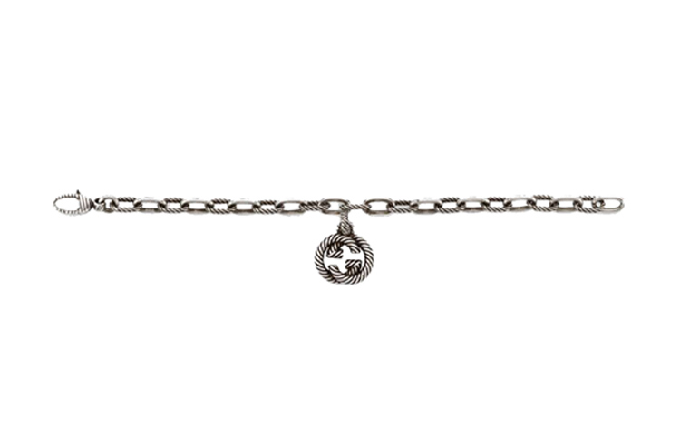 Lookbook GUCCI 925純銀雙G標誌手鍊 607158-J8400-0811