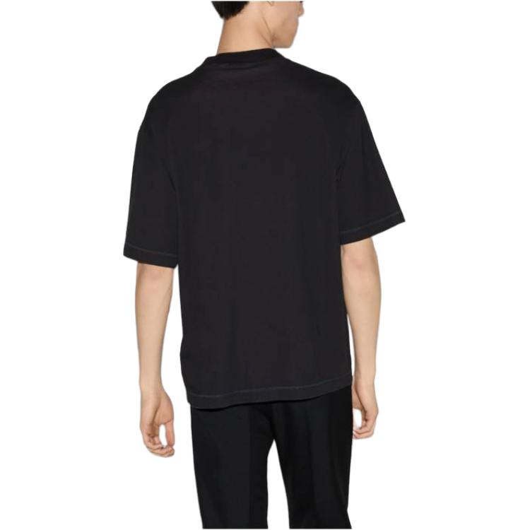 GUCCI  Black Crew Neck Logo Short Sleeve T-Shirt. 798769-XJGQ3-1142 圖 6