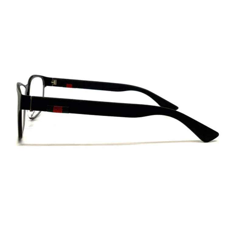 Purchase GUCCI  Black Rectangular Acetate Optical Glasses with Solid Temples. GG0013O00155