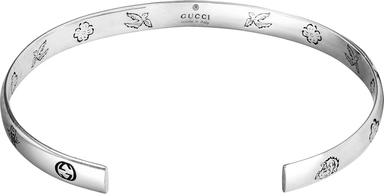 GUCCI "Blind For Love" Gelang Perak 925 Unisex Pasangan Perak. 455242-J8400-0701 Lookbook GUCCI "Blind For Love" Gelang Perak 925 Unisex Pasangan Perak. 455242-J8400-0701