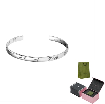 GUCCI "Blind For Love" Gelang Perak 925 Unisex Pasangan Perak. 455242-J8400-0701 Details for GUCCI "Blind For Love" Gelang Perak 925 Unisex Pasangan Perak. 455242-J8400-0701