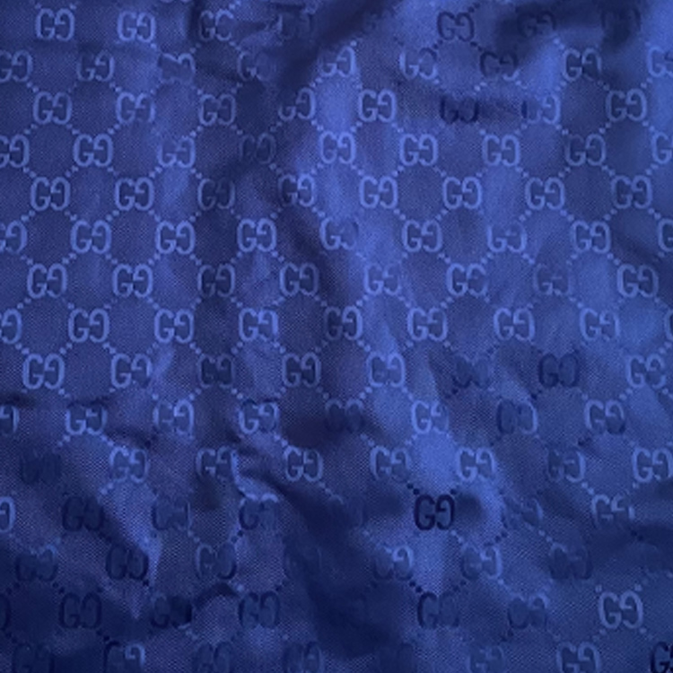 Shop GUCCI  Blue Casual Vest with Letter Pattern and Single Button Closure 631890-Z8AK7-4424