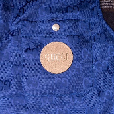 GUCCI Blue Casual Vest with Letter Pattern and Single Button Closure 631890-Z8AK7-4424 Cheap GUCCI Blue Casual Vest with Letter Pattern and Single Button Closure 631890-Z8AK7-4424