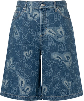 GUCCI 蓝色双G标志腰带环拉链牛仔短裤 783815-XDCXR-4759 Buy GUCCI 蓝色双G标志腰带环拉链牛仔短裤 783815-XDCXR-4759