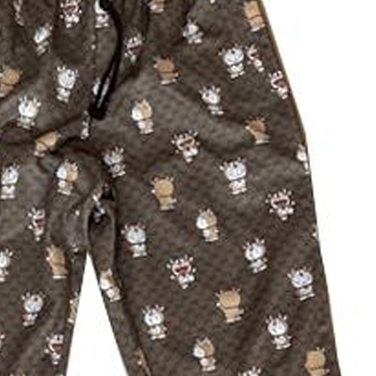 Details for GUCCI Pantalones Jogger de Punto Marrón Casual con Diseño de Dibujos Animados. 654941-XJDEW-2231