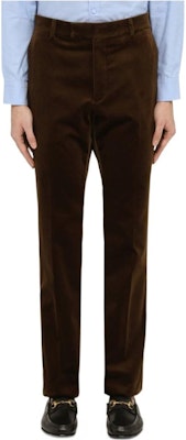 グッチ ブラウン ストレートレッグ ジッパー カジュアルパンツ 702094-ZALC6-2010 Buy グッチ ブラウン ストレートレッグ ジッパー カジュアルパンツ 702094-ZALC6-2010