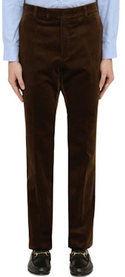 グッチ ブラウン ストレートレッグ ジッパー カジュアルパンツ 702094-ZALC6-2010 Order グッチ ブラウン ストレートレッグ ジッパー カジュアルパンツ 702094-ZALC6-2010