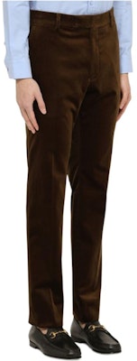 グッチ ブラウン ストレートレッグ ジッパー カジュアルパンツ 702094-ZALC6-2010 Lookbook グッチ ブラウン ストレートレッグ ジッパー カジュアルパンツ 702094-ZALC6-2010